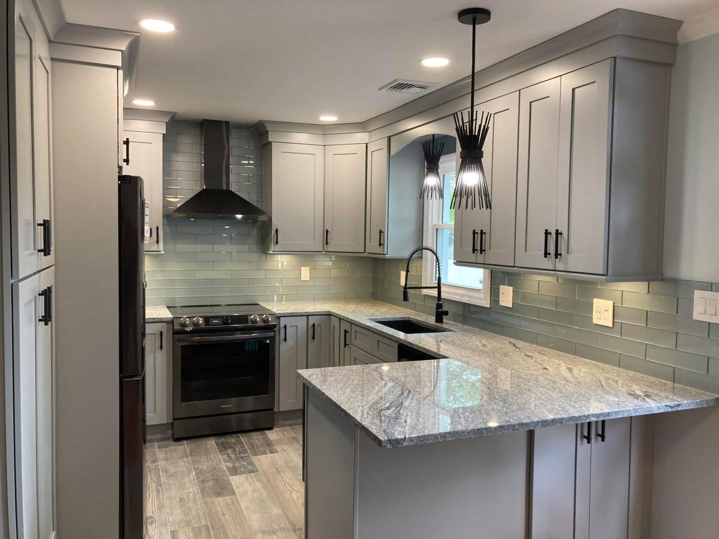 Finished kitchen by Vertex Home Remodeling